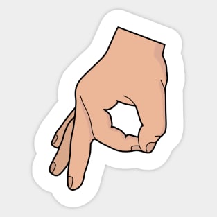 Circle Hand Game Sticker